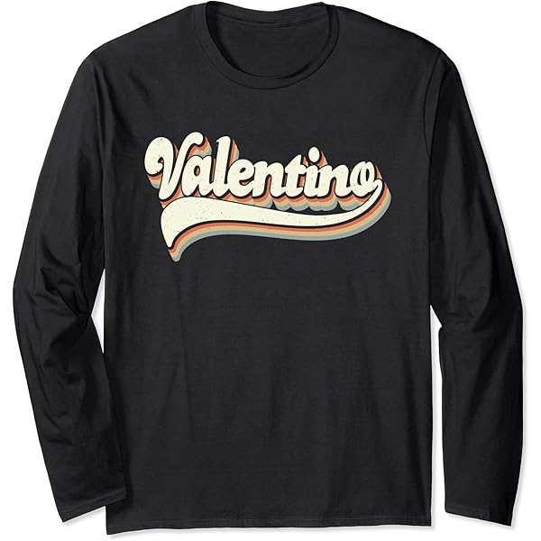 Retro Vintage Valentino T-Shirt : Amazon.co.uk: Fashion